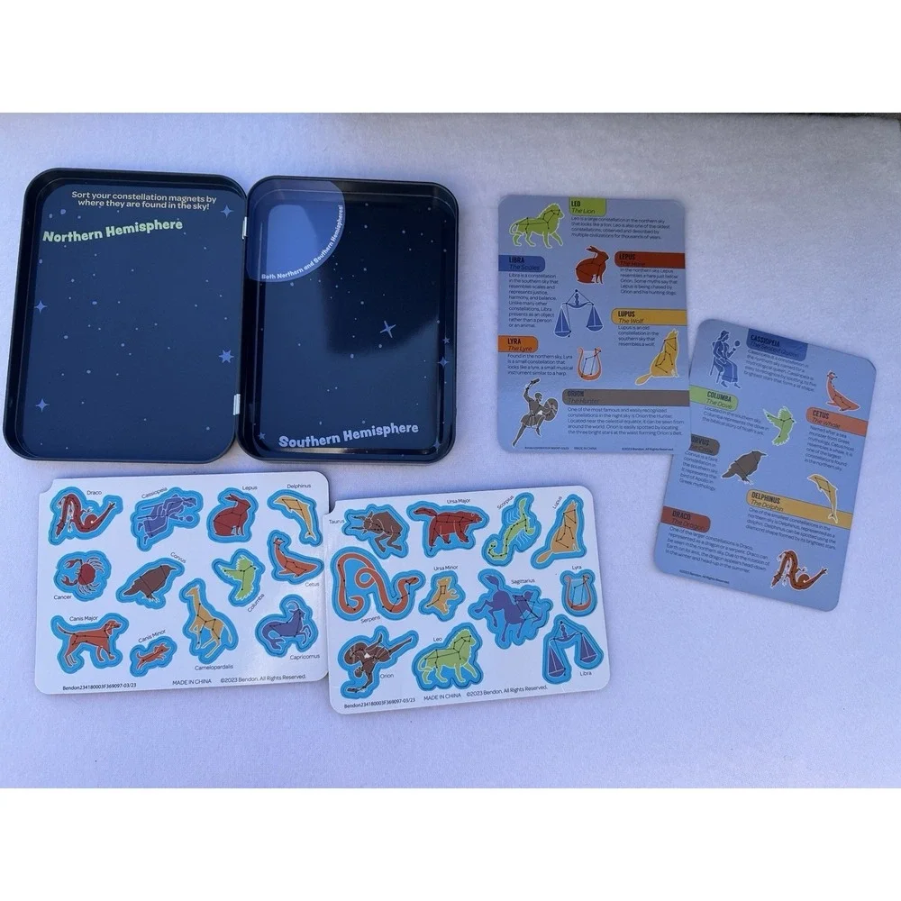 T.S. Shure STEM Magnetic Learning Activity Lot Periodic Table Dino Bug Space‎